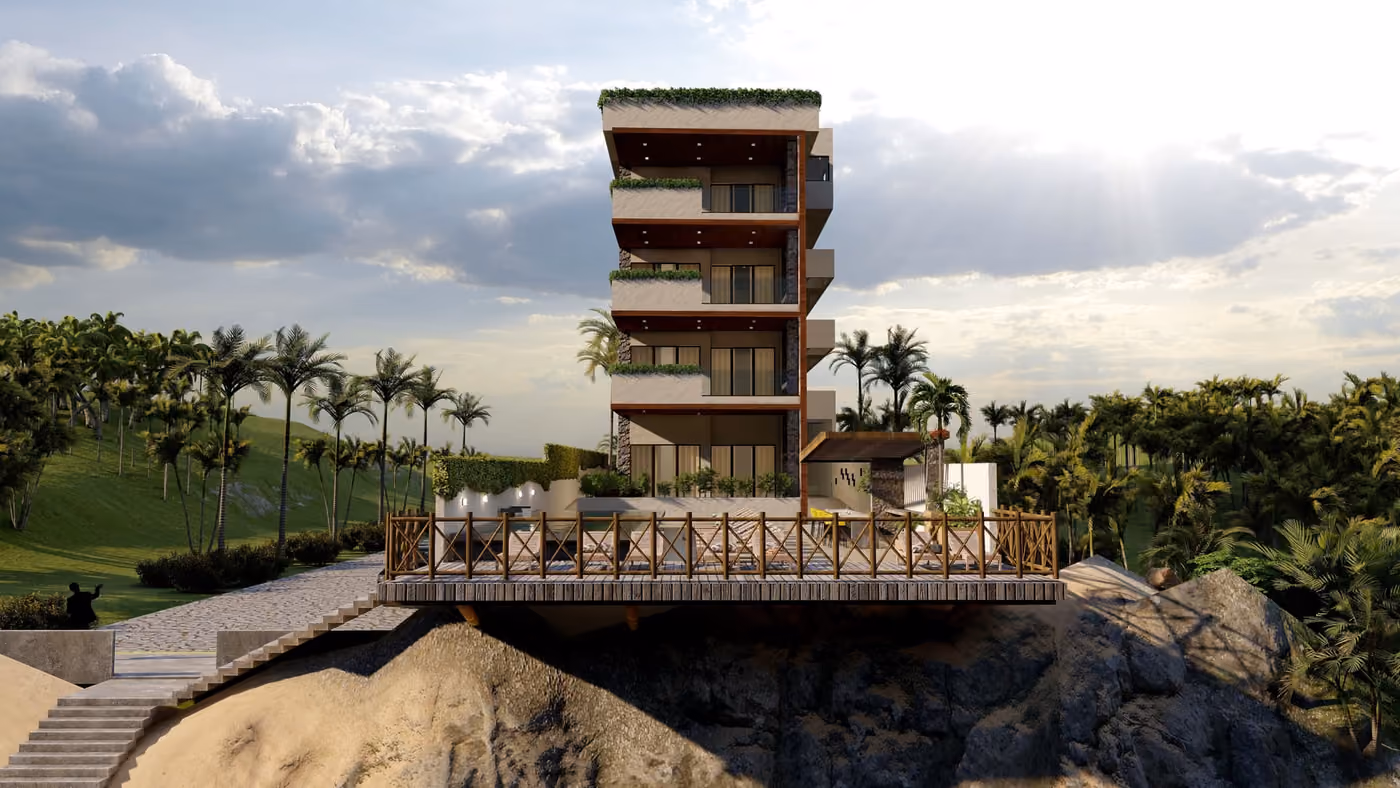 Rendering of Cancún Condominiums in Cancún, Mexico