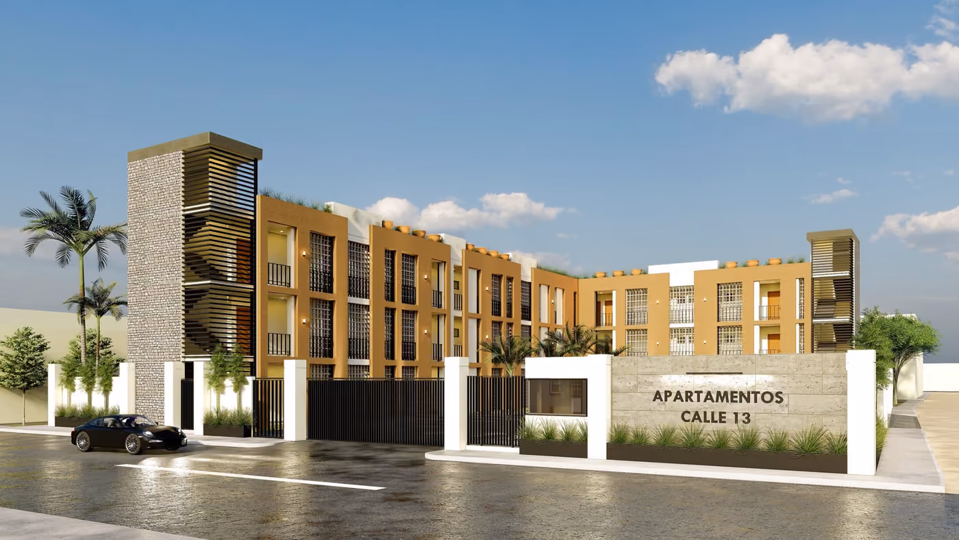 Rendering of Calle 13 Apartments