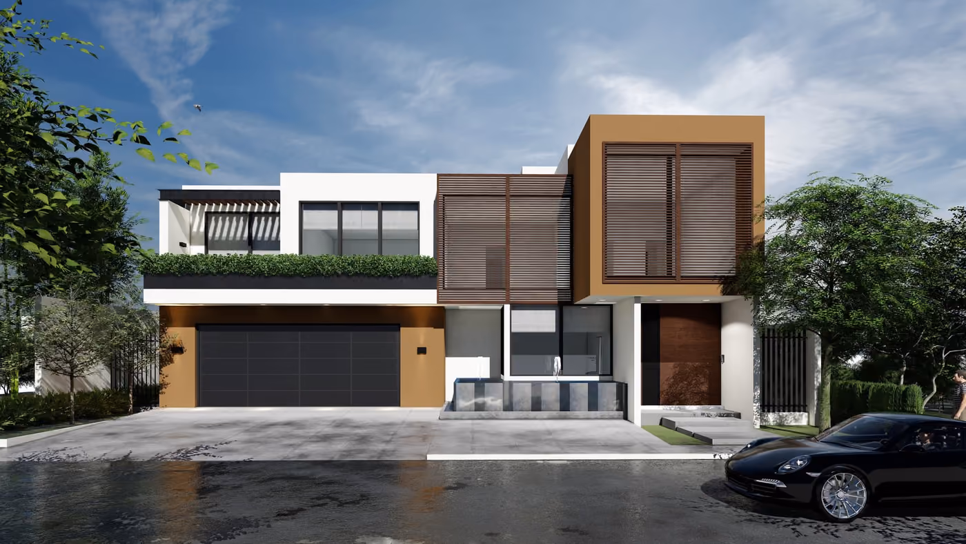 Rendering of Casa Olivos